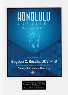 honolulu magazine best dentists 2019